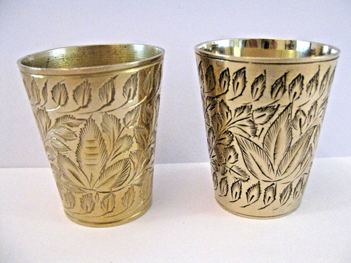 Vintage indian brass - x2, lassi