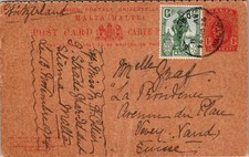 MALTA 1924 BRITISH POSTAL