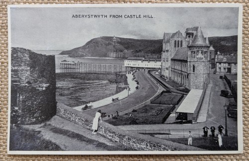 Aberystwyth from castle hill - from,
