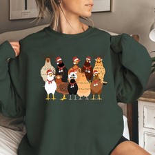 Cute Chickens Christmas