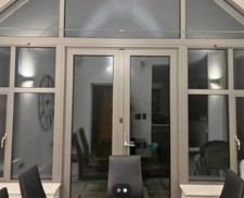 Aluminium French Doors Slate