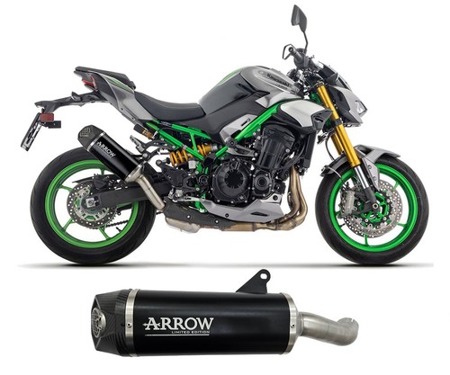 Black aluminum exhaust muffler - black,
