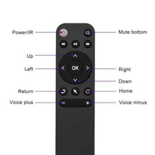 Wireless Bluetooth Remote Control Mouse For Android PC Laptop TV Box