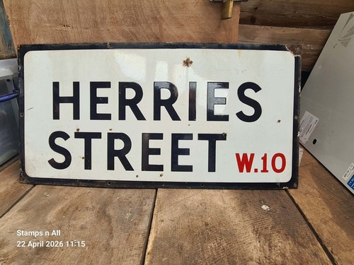 Vintage enamelled london - enamelled,