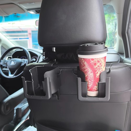 Car seat back organizer - seat, cup
