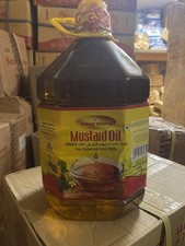 MUSTARD OIL-  4 LITRE - 100% Pure Mustard Oil-BOMBAY - CHEAPEST DEAL !!