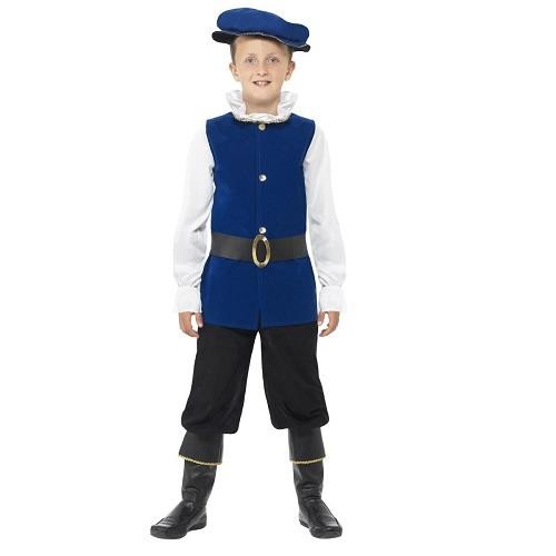 Boys tudor boy fancy dress - tudor,