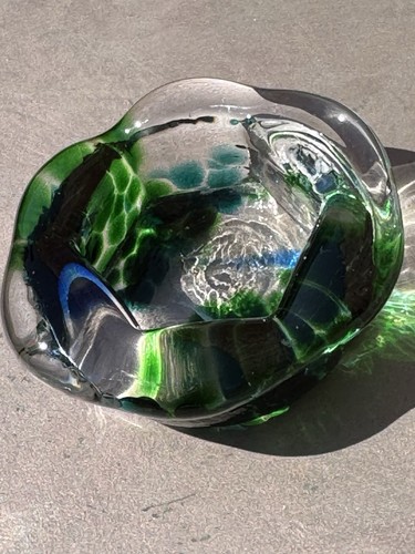 Lovely vintage mcm hand - hand, blown