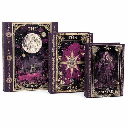 Decorative tarot book - decorative,