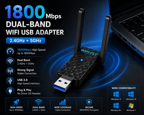 Wireless wifi usb adaptor - wireless,