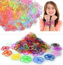LOOM BANDS Multi Colour Rubber Set Bundle Kit Refill for Kid Bracelet 600-6000pc