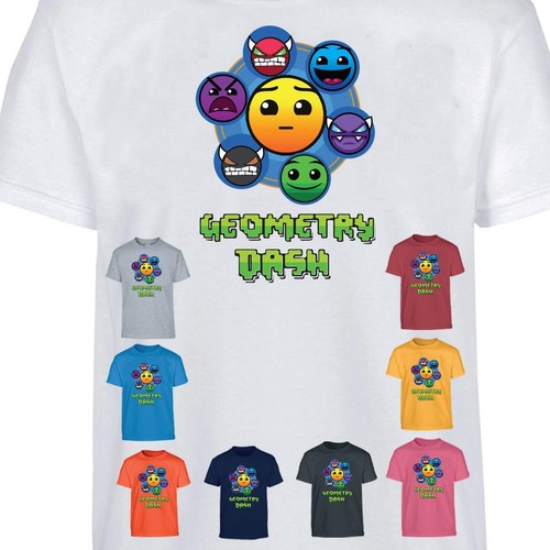 Geometry dash kids shirt - geometry, t