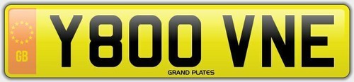 Yvonne number plate - number,