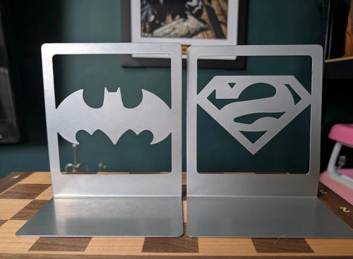 Metal bookends batman and - batman,