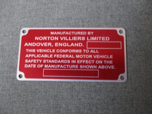 Norton villiers commando frame - norton,
