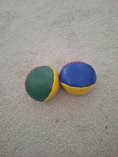 Professional Juggling Balls Set - 2 Multi-Color Practice Balls