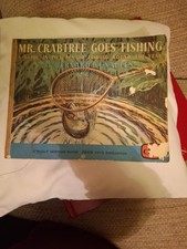 Mr Crabtree Goes Fishing Vintage Book