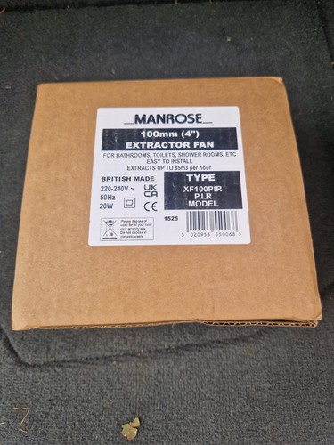 Manrose xf100pir 100mm - manrose,