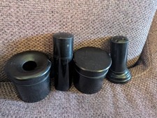 Antique Ebony Wood Set Treen