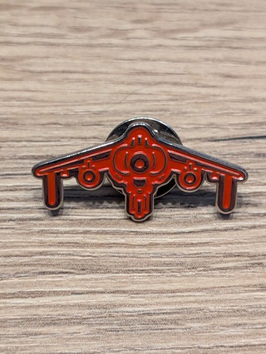 Aircraft enamel lapel pin - aircraft,