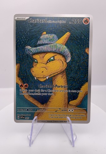 Charizard with grey - with, hat
