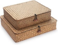 Seagrass Storage Box with Lids
