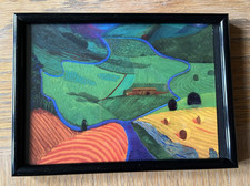 David Hockney Framed Art Postcard North Yorkshire 1997