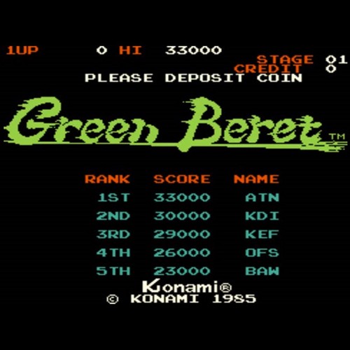 Used green beret rush attack - beret,