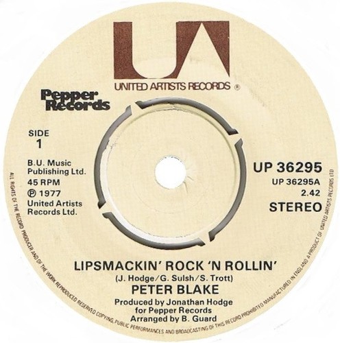 Peter blake lipsmackin rock - blake, lipsmackin'