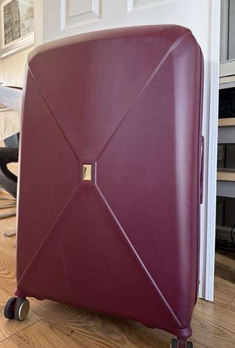 Luggage burgundy hard shell - hard,