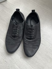 Zara Men's Casual Shoes Trainer Shoes Lace Up Black Size 44