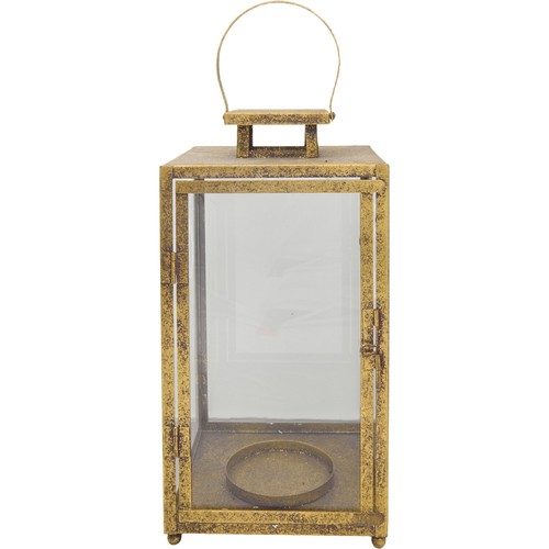 New antique finish lantern - new,