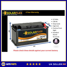 12V 130AH Leisure Battery DEEP