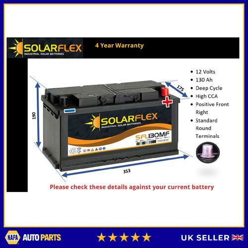 12v 130ah leisure - 12v, battery