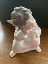 Lladro Angel Thinking’ No04539 Excellent Condition Sorry No Original Box