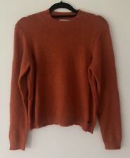 Numph size XL (extra large) burnt orange alpaca wool mix pull over jumper
