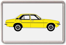 FRIDGE MAGNET - VAUXHALL CAVALIER Mk1 - - GRAPHIC CAR ART - Large