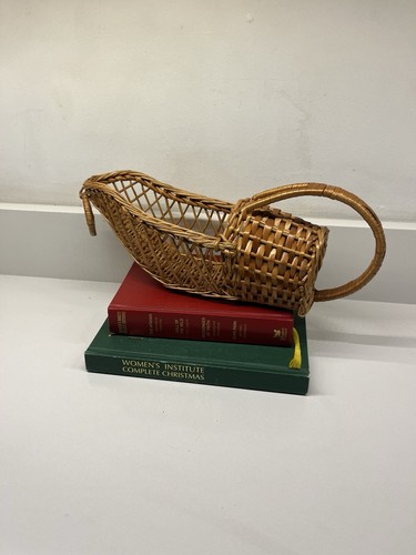 Vintage french woven wicker - french,
