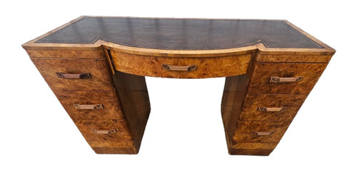 Art deco desk - desk, walnut