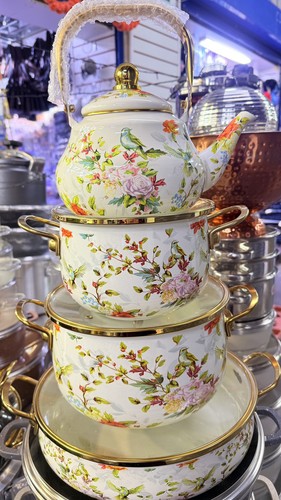 Enamel cookware kitchen set - cookware,