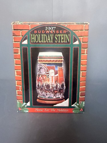 1997 budweiser holiday - holiday, stein