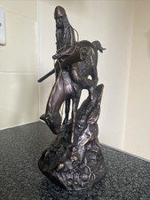 Bronze Sculpture “The Mountain Man’’ By Frederic Remington 23cm