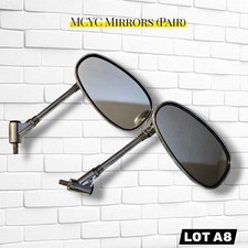 Lot A8 – Pair of Chrome Rear-View Mirrors 8mm Bolt – Quad / ATV / Motorbike