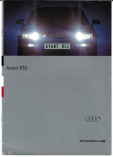 Audi Avant RS2 1994-1995 German Market Sales Brochure 80