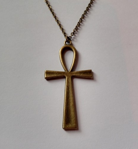 Bronze large ankh cross - large,