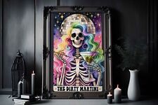 Skull Picture , Gothic Print 