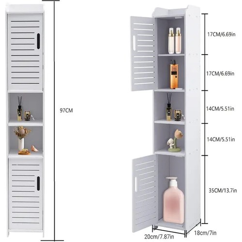 97cm tall slim unit cupboard - slim,