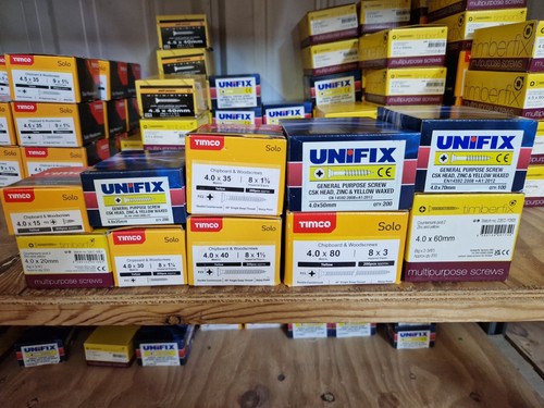 Wood screws x10 boxes - wood,