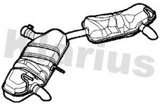 Exhaust Tail Pipe With Back Box for Vauxhall Vectra 2.0 Turbo Z20NET 2003-2008