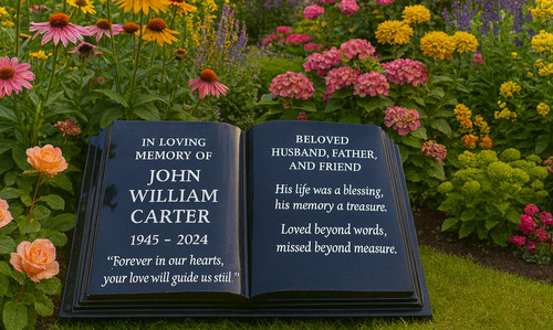 Personalised grave plaque - personalised,